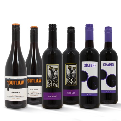 Surprise Red Wine Case of 6 - Shop Today